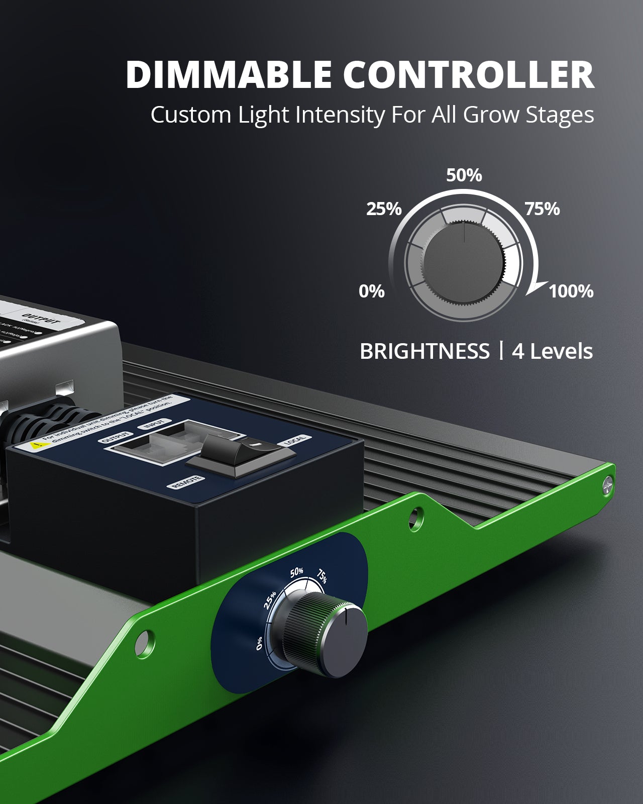 ViparSpectra® 2024 Upgraded P1000 100W LED Grow Light with Samsung LM301H Diodes & Daisy Chain Function