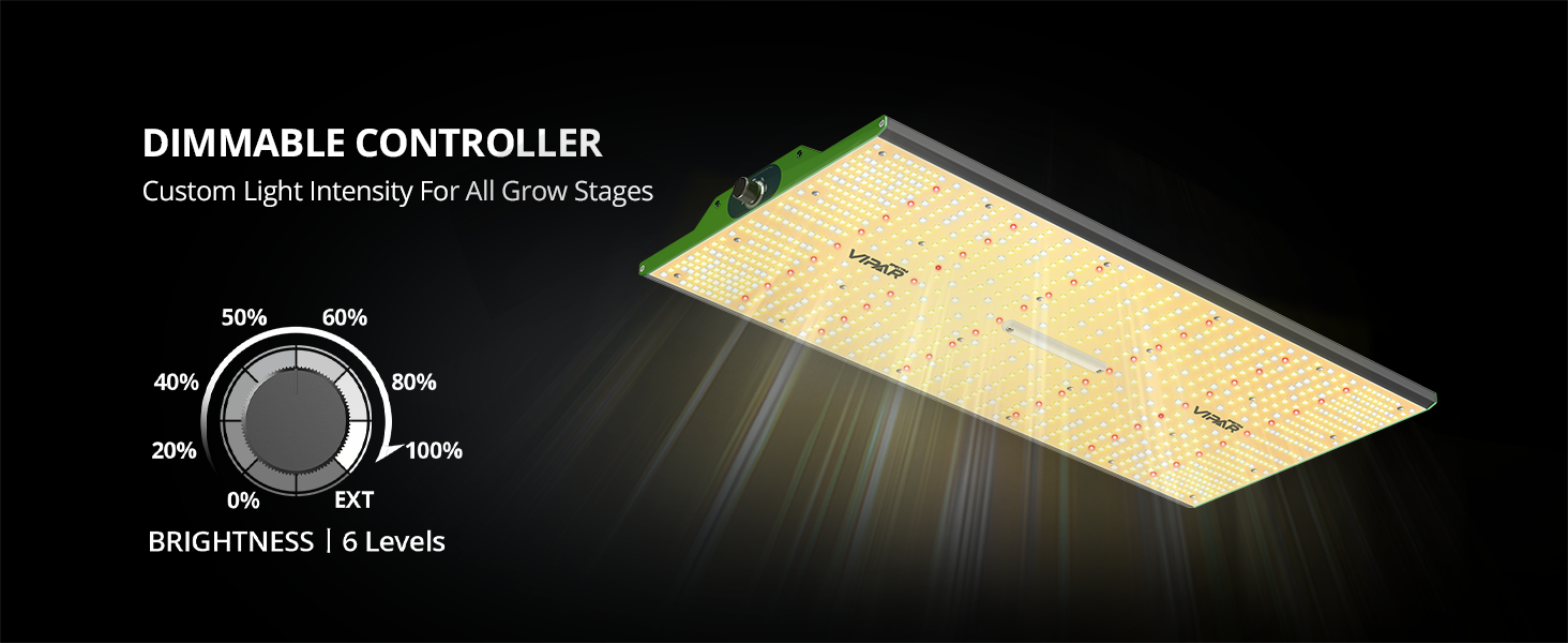 ViparSpectra® 2025 Newest P2000 250W Led Grow Light Full Spectrum with Daisy Chain Function